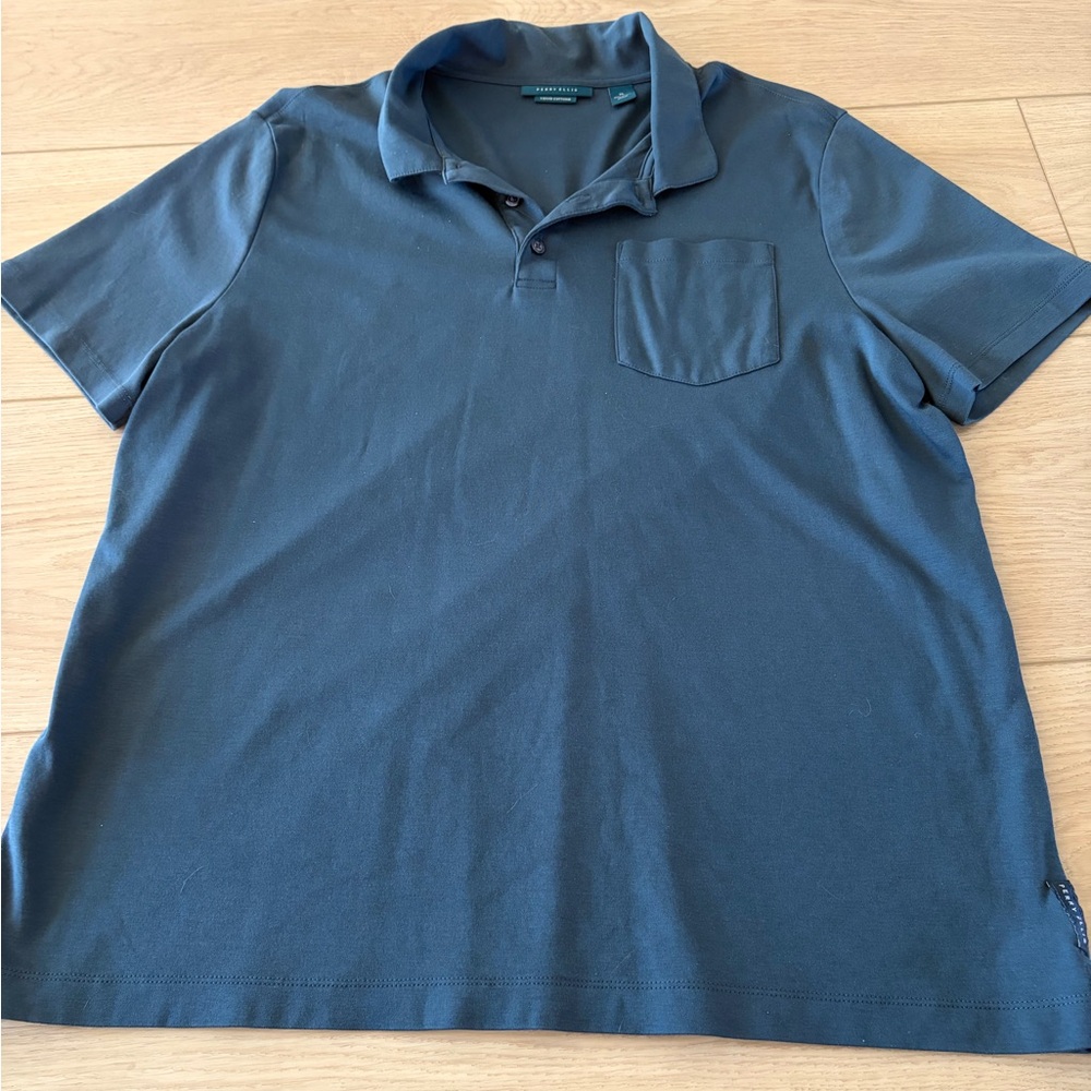 Perry Ellis Deep Blue Polo Shirt
